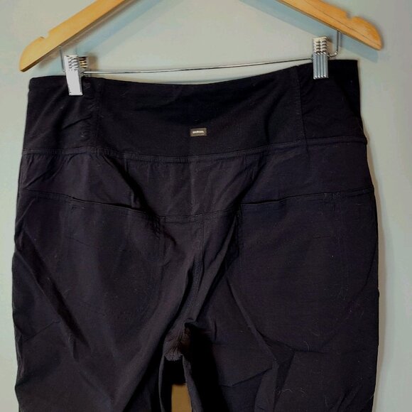 Prana Womens Size XL Black Pull On Summit Jogger Pants Active Stretch Athleisure - Picture 7 of 9
